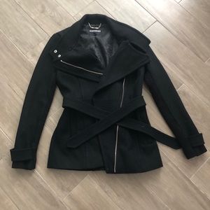 Asymmetrical Wool Jacket